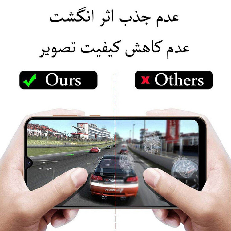محافظ صفحه نمایش گودزیلا مدل GGF مناسب برای گوشی موبایل سامسونگ Galaxy A12