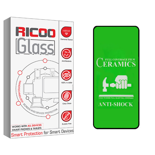 محافظ صفحه نمایش سرامیکی ریکوو مدل +HD مناسب برای گوشی موبایل شیائومی Poco X3