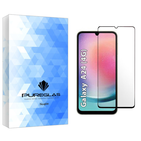محافظ صفحه نمایش شیشه ای پیور گلس مدل NuGlas مناسب برای گوشی موبایل سامسونگ Galaxy A24 4G