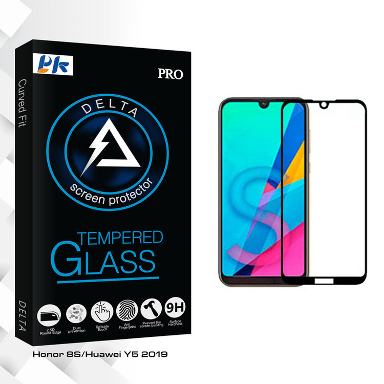 محافظ صفحه نمایش پی کی مدل Delta Glass مناسب برای گوشی موبایل هوآوی Y5 2019/آنر 8S