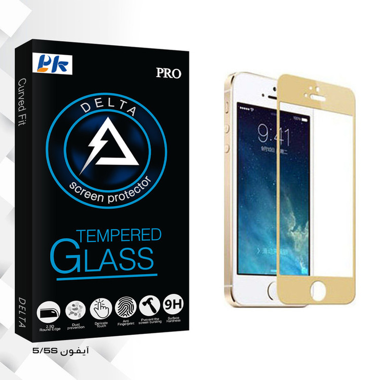 محافظ صفحه نمایش پی کی مدل Delta مناسب برای گوشی موبایل اپل iphone 5/5S