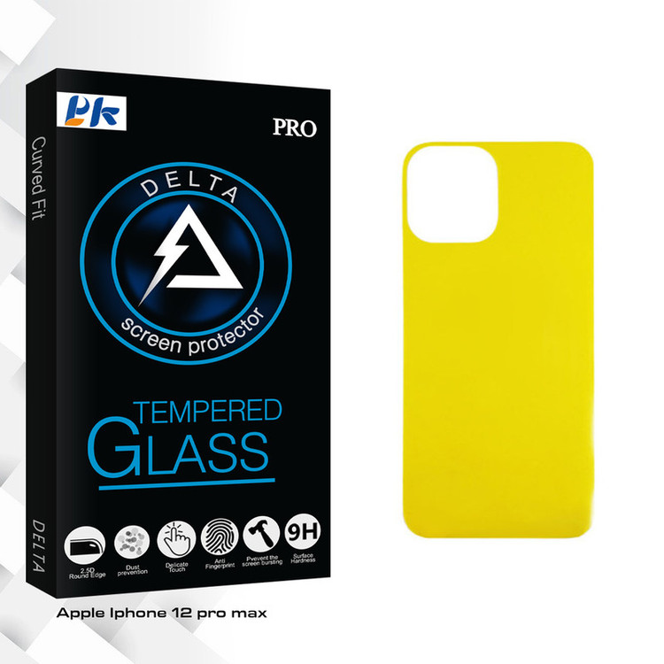 محافظ پشت نانو پی کی مدل Delta Glass مناسب برای گوشی موبایل اپل Iphone 12 pro max