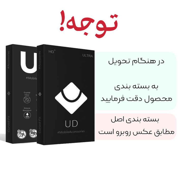 محافظ صفحه نمایش یو دی مدل ULTRA مناسب برای گوشی هوآوی Nova 3E/P20 Lite