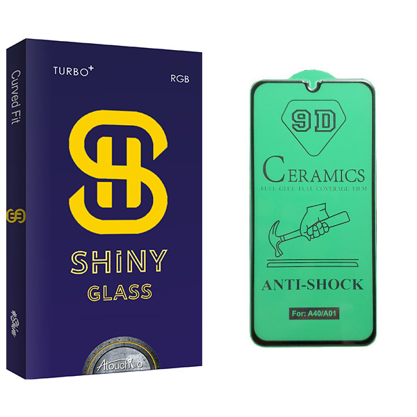محافظ صفحه نمایش سرامیکی آتوچبو مدل Shiny Glass مناسب برای گوشی موبایل سامسونگ Galaxy A40