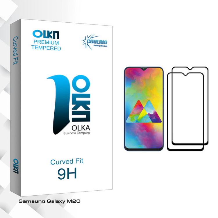 محافظ صفحه نمایش کولینگ مدل Olka glass مناسب برای گوشی موبایل سامسونگ Galaxy M20 بسته دو عددی