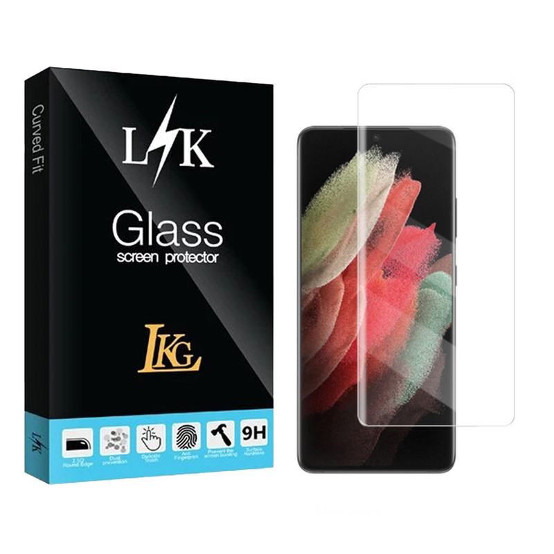 محافظ صفحه نمایش ال کا جی مدل UV مناسب برای گوشی موبایل سامسونگ Galaxy S21 Ultra 5G