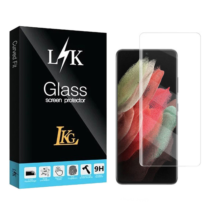 محافظ صفحه نمایش ال کا جی مدل UV مناسب برای گوشی موبایل سامسونگ Galaxy S21 Ultra 5G