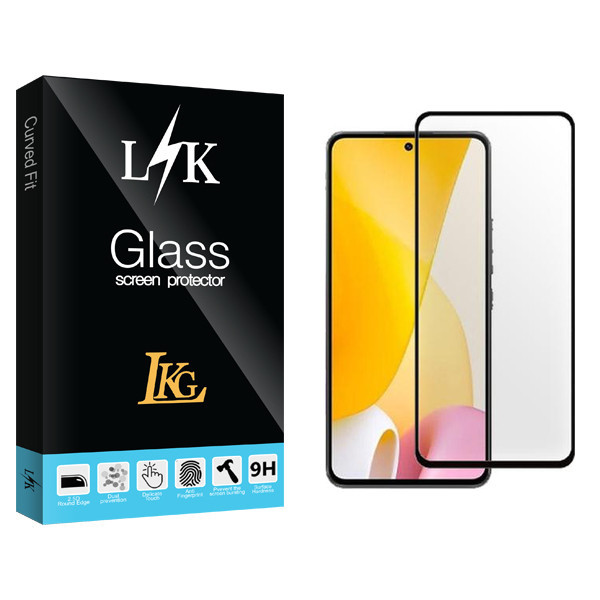 محافظ صفحه نمایش شیشه ای ال کا جی مدل LK مناسب برای گوشی موبایل شیائومی 12 Lite