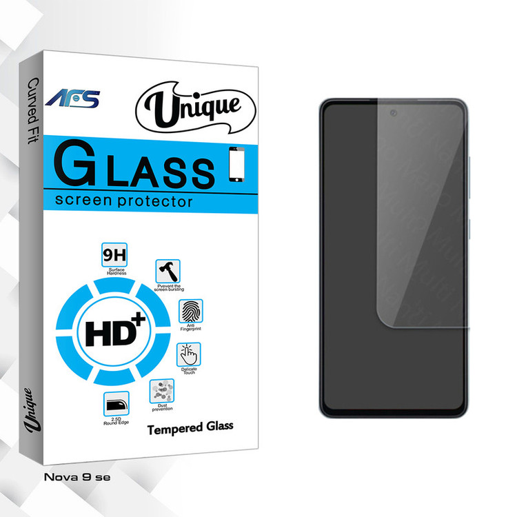 محافظ صفحه نمایش شیشه ای ای اف اس مدل Unique Glass مناسب برای گوشی موبایل هوآوی Nova 9 se