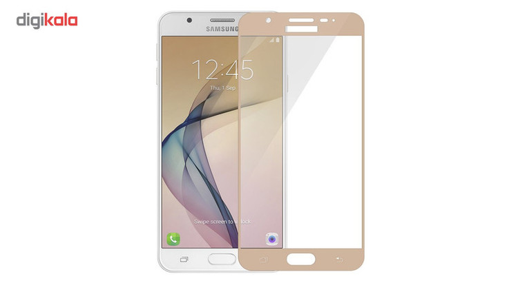 محافظ صفحه نمایش تمپرد مدل فول چسب مناسب برای گوشی موبایل سامسونگ Galaxy J7 Prime