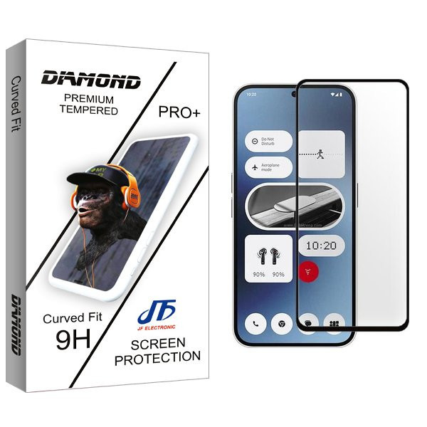 محافظ صفحه نمایش شیشه ای جی اف مدل Diamond مناسب برای گوشی موبایل ناتینگ 2a