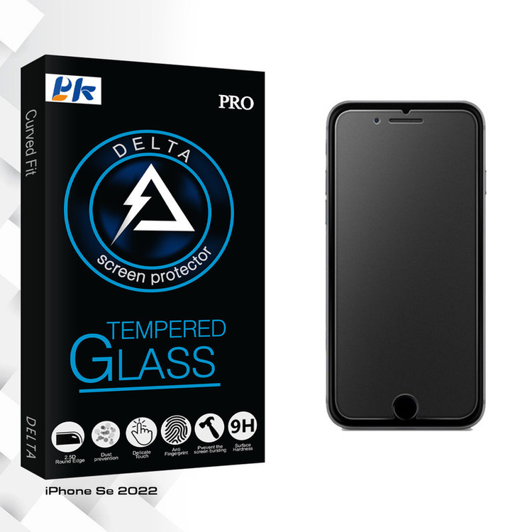 محافظ صفحه نمایش شیشه ای پی کی مدل Delta Glass مناسب برای گوشی موبایل اپل iPhone Se 2022
