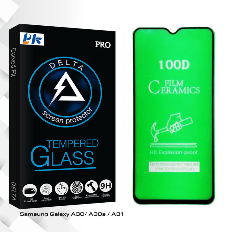 محافظ صفحه نمایش سرامیکی پی کی مدل Delta Glass مناسب برای گوشی موبایل سامسونگ Galaxy A30/ A30s / A31