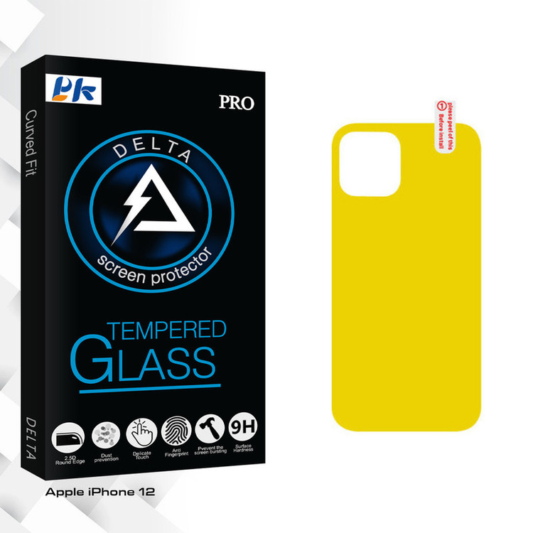 محافظ پشت گوشی پی کی مدل Delta Glass مناسب برای گوشی موبایل اپل iPhone 12