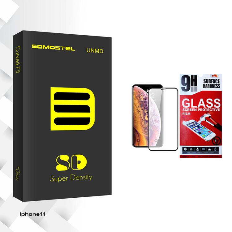 محافظ صفحه نمایش مات سوماستل مدل SD Glass مناسب برای گوشی موبایل اپل iPhone 11