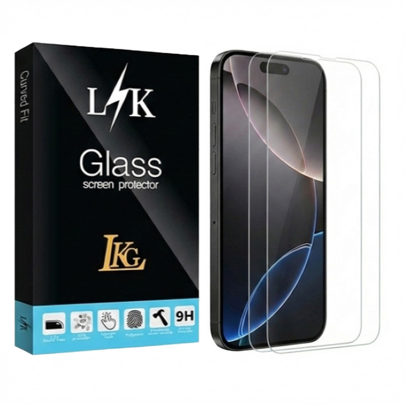 محافظ صفحه نمایش ال کا جی مدل EDGLSTW-LK مناسب برای گوشی موبایل اپل iPhone 16 Pro بسته ۲ عددی