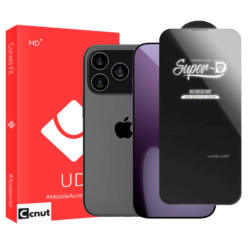 محافظ صفحه نمایش کوکونات مدل Super-D UDRD مناسب برای گوشی موبایل اپل iPhone 17 Pro