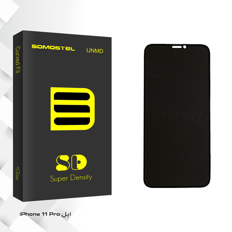 محافظ صفحه نمایش حریم شخصی سوماستل مدل Sd Glass مناسب برای گوشی موبایل اپل iPhone 11 Pro