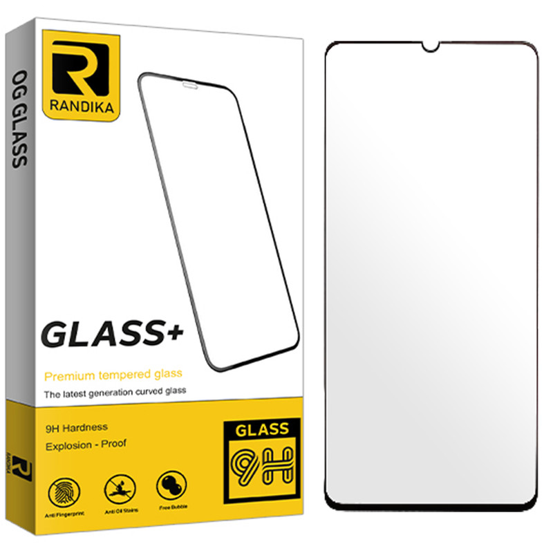 محافظ صفحه نمایش شیشه ای راندیکا مدل Premium Full مناسب برای گوشی موبایل سامسونگ Galaxy A05 / A05s / شیائومی Redmi 13C 4G / Redmi 13C 5G / Redmi 13R / Poco C65 / Poco M6 5G