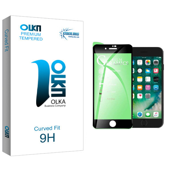 محافظ صفحه نمایش کولینگ مدل Olka glass مناسب برای گوشی موبایل اپل iPhone 7 plus
