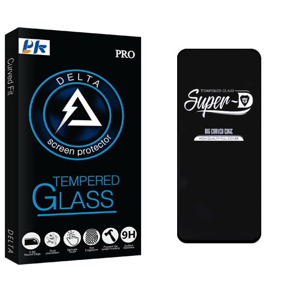 محافظ صفحه نمایش پی کی مدل Delta Glass Super-D مناسب برای گوشی موبایل اپل iPhone 13