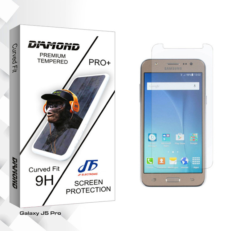 محافظ صفحه نمایش شیشه ای جی اف مدل Diamond Glass مناسب برای گوشی موبایل سامسونگ Galaxy J5 Pro