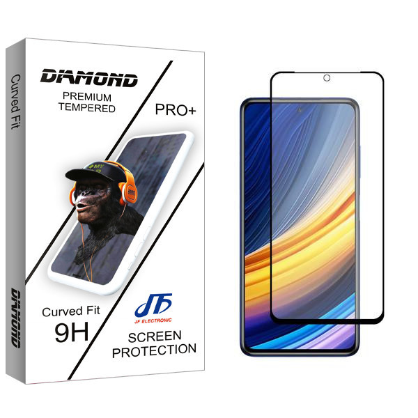 محافظ صفحه نمایش سرامیکی جی اف مدل Diamond مناسب برای گوشی موبایل شیائومی Poco X3 Pro