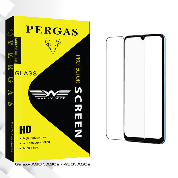 محافظ صفحه نمایش شیشه ای وایلی نایس مدل Pergas Glass مناسب برای گوشی موبایل سامسونگ Galaxy A30 / A30s / A50 / A50s