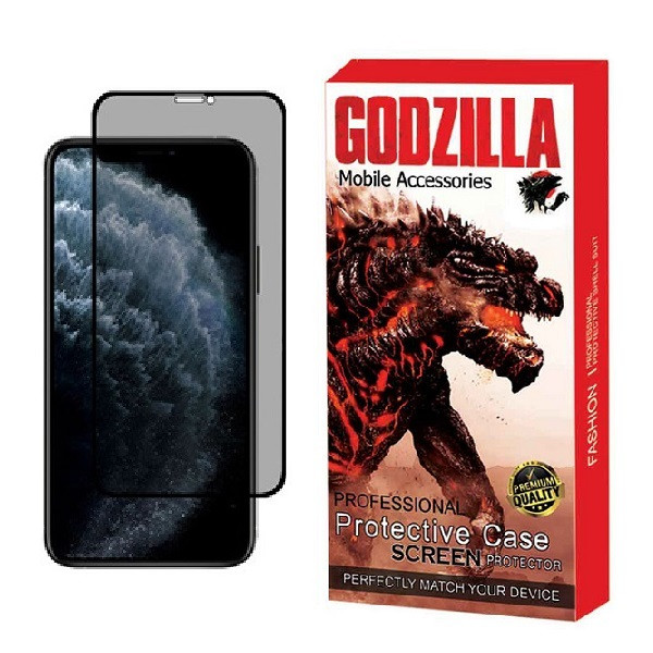 محافظ صفحه نمایش حریم شخصی گودزیلا مدل FL مناسب برای گوشی موبایل اپل iPhone X