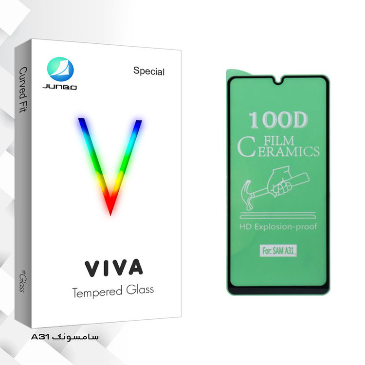 محافظ صفحه نمایش سرامیکی جانبو مدل Viva Glass مناسب برای گوشی موبایل سامسونگ Galaxy A31