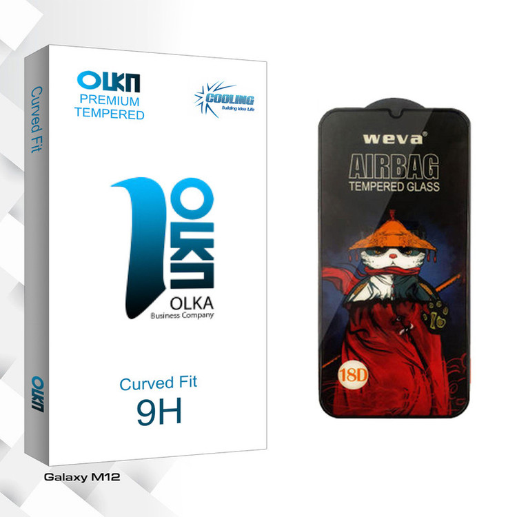 محافظ صفحه نمایش شیشه ای کولینگ مدل Olka GlassAirbag مناسب برای گوشی موبایل سامسونگ Galaxy M12