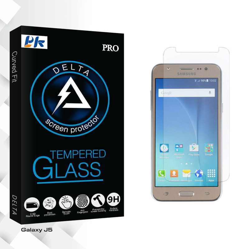 محافظ صفحه نمایش شیشه ای پی کی مدل Delta Glass مناسب برای گوشی موبایل سامسونگ Galaxy J5