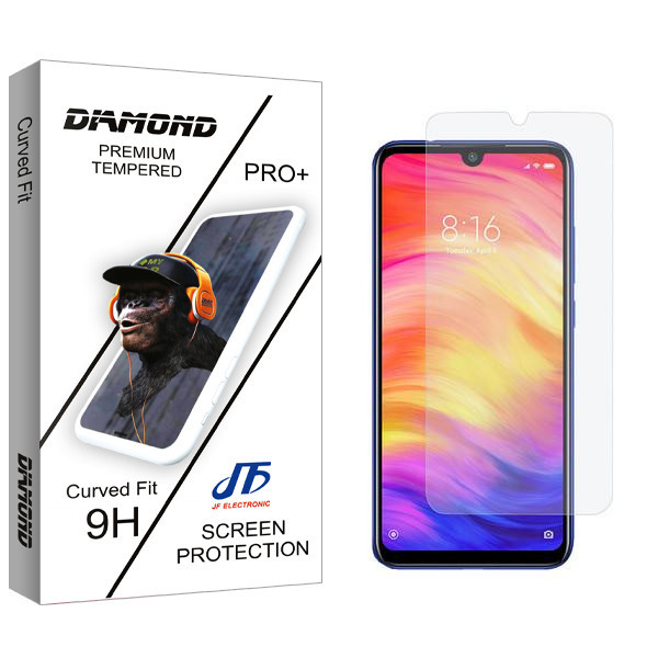 محافظ صفحه نمایش جی اف مدل Diamond مناسب برای گوشی موبایل شیائومی Redmi Note 7