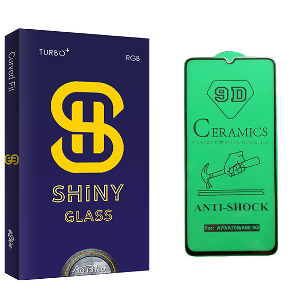 محافظ صفحه نمایش سرامیکی آتوچبو مدل Shiny Glass مناسب برای گوشی موبایل سامسونگ Galaxy A70
