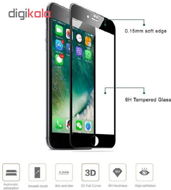 محافظ صفحه نمایش گلس مدل Soft PRO مناسب برای گوشی موبایل اپل آیفون 6/7/8