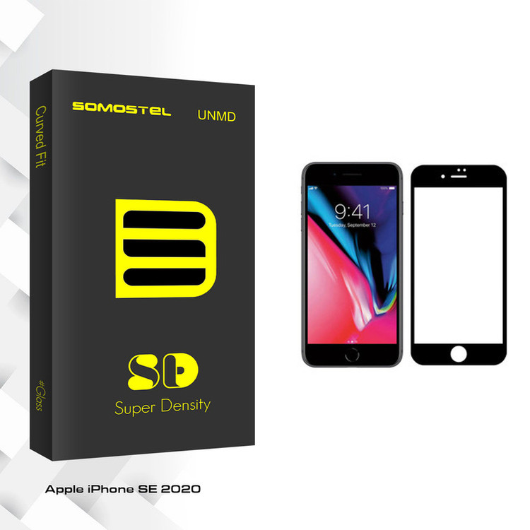 محافظ صفحه نمایش سوماستل مدل SD Glass مناسب برای گوشی موبایل اپل iPhone SE 2020
