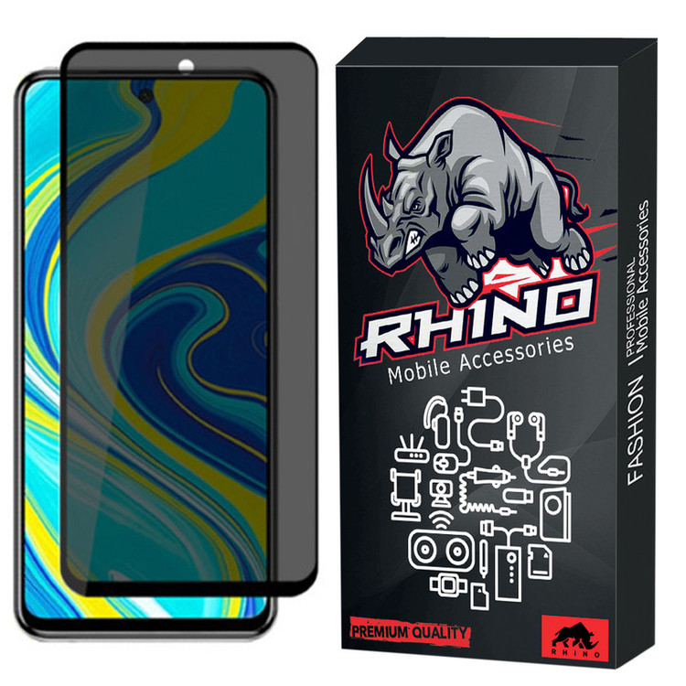 محافظ صفحه نمایش حریم شخصی راینو مدل RGP مناسب برای گوشی موبایل شیائومی Redmi Note 9S