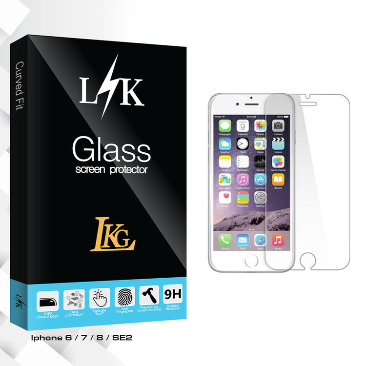 محافظ صفحه نمایش ال کا جی مدل LK Glass مناسب برای گوشی موبایل اپل Iphone 6/7/8/SE2