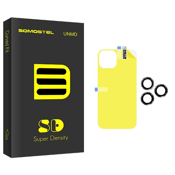 محافظ پشت گوشی سوماستل مدل SD مناسب برای گوشی موبایل اپل iPhone 11 Pro Max به همراه محافظ لنز گوشی