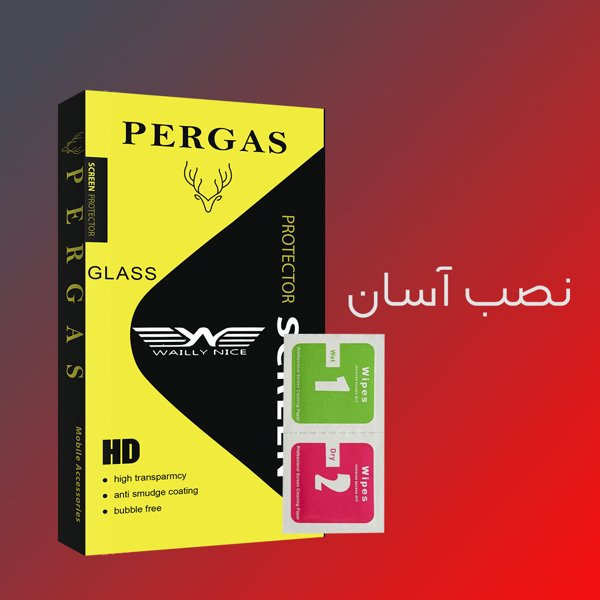 محافظ صفحه نمایش شیشه ای وایلی نایس مدل Pergas مناسب برای گوشی موبایل شیائومی Redmi 12