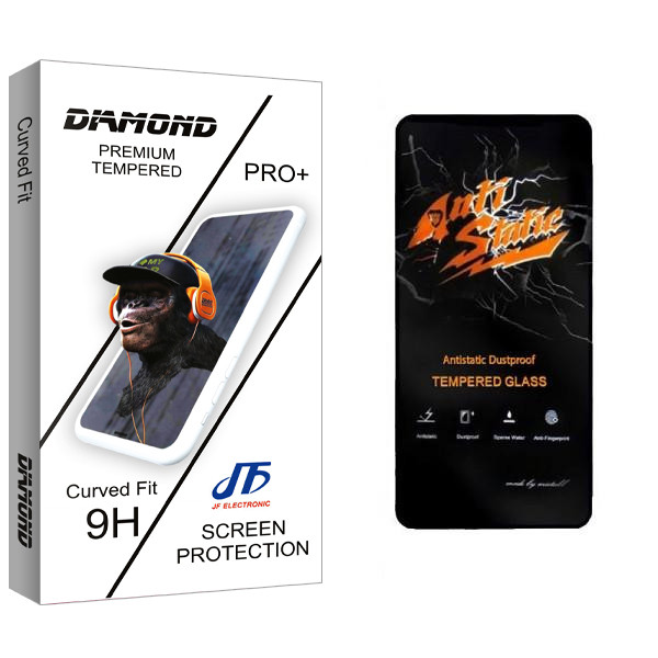 محافظ صفحه نمایش جی اف مدل Diamond مناسب برای گوشی موبایل شیائومی REDMI NOTE 11