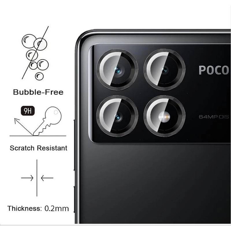 محافظ لنز دوربین گودزیلا مدل رینگی مناسب برای گوشی موبایل شیائومی Poco X6 Pro