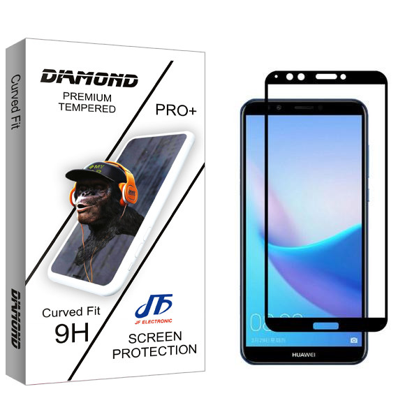 محافظ صفحه نمایش جی اف مدل Diamond مناسب برای گوشی موبایل هوآوی Y7 Prime 2018