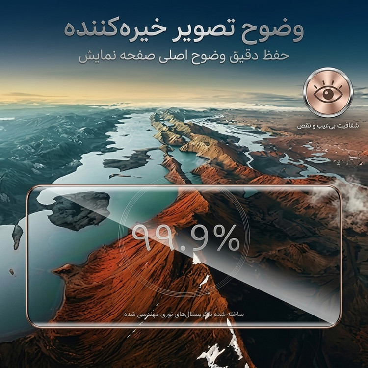 محافظ صفحه نمایش آتوچبو مدل FULLGL-ATH مناسب برای گوشی موبایل شیائومی Xiaomi Redmi Note 15 Pro Plus