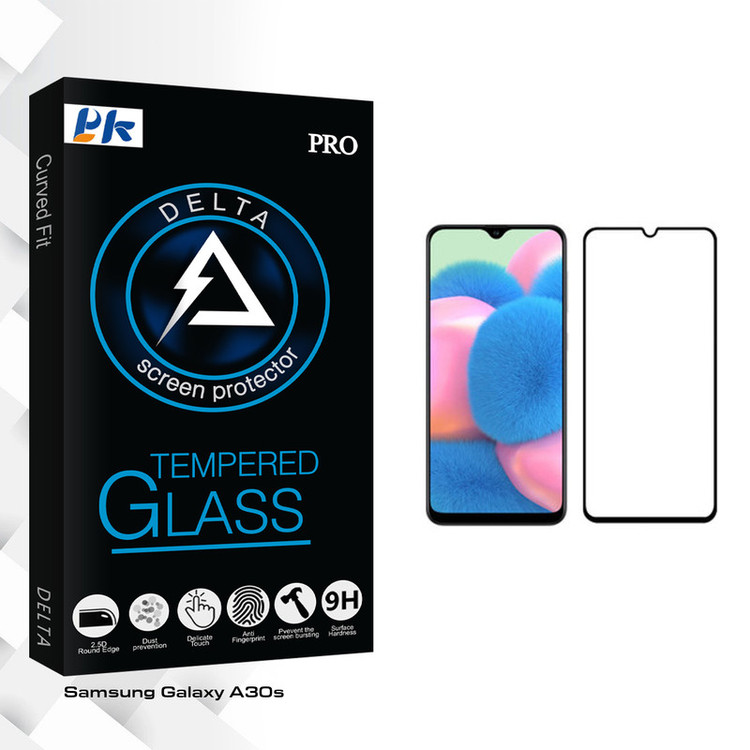 محافظ صفحه نمایش پی کی مدل Delta Glass مناسب برای گوشی موبایل سامسونگ Galaxy A30s