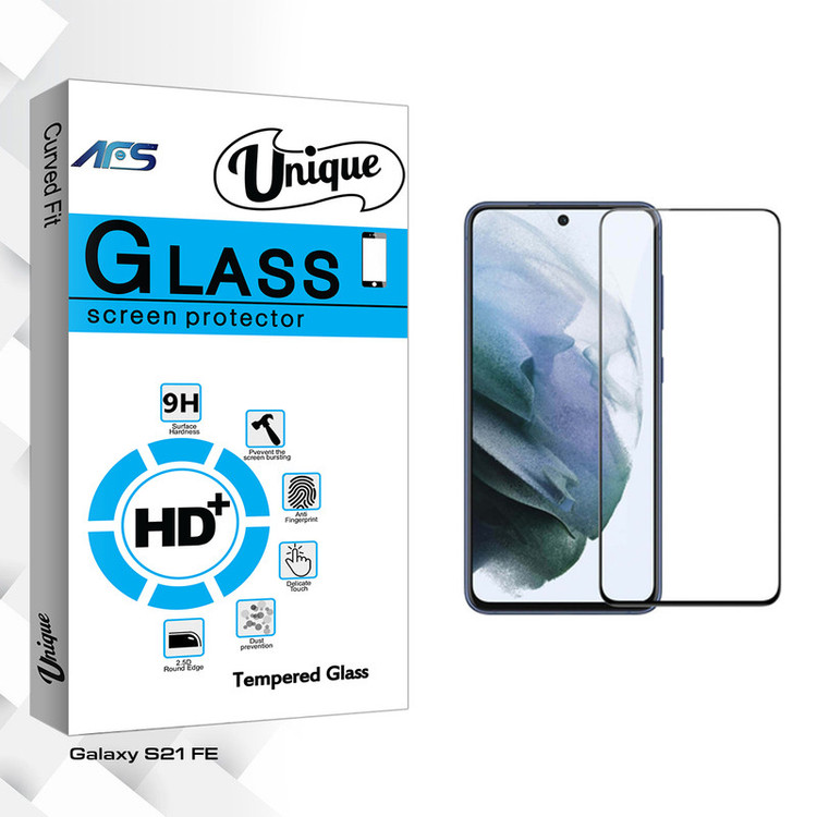 محافظ صفحه نمایش شیشه ای ای اف اس مدل Unique Pro مناسب برای گوشی موبایل سامسونگ Galaxy S21 FE