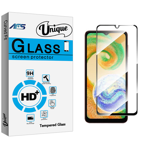 محافظ صفحه نمایش شیشه ای ای اف اس مدل Unique مناسب برای گوشی موبایل سامسونگ Galaxy A04