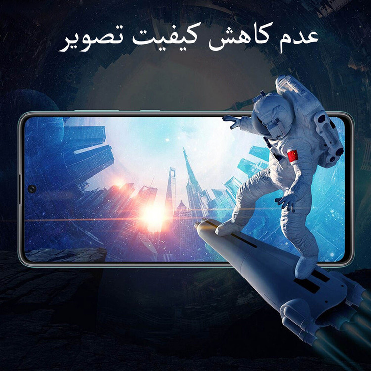 محافظ صفحه نمایش ال کی مدل +HD مناسب برای گوشی موبایل شیائومی Redmi Note 8 بسته سه عددی