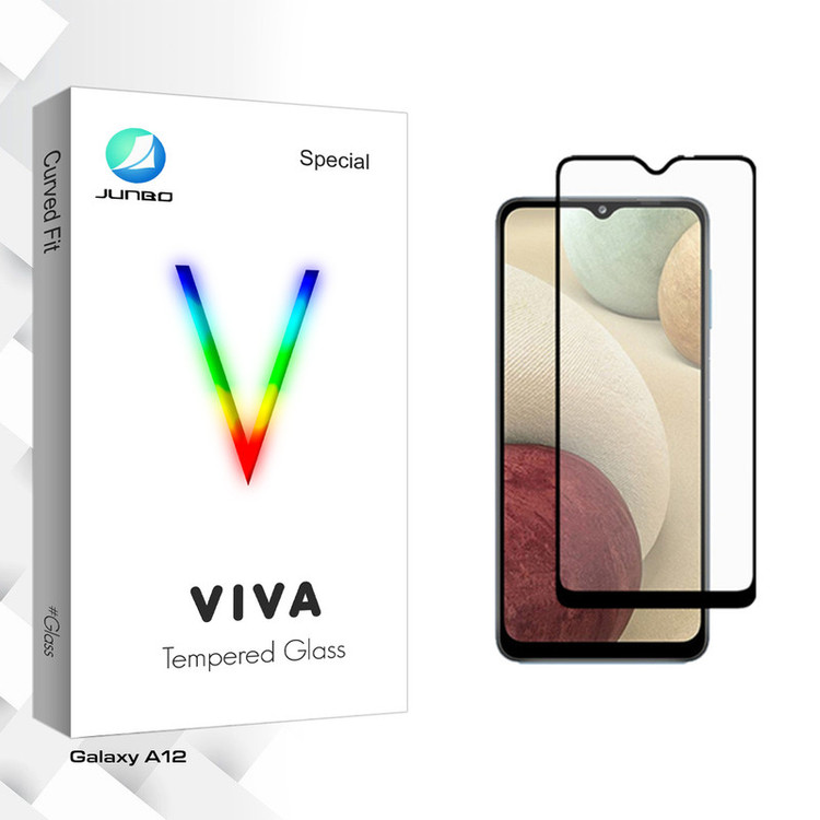 محافظ صفحه نمایش سرامیکی مات جانبو مدل Viva Glass مناسب برای گوشی موبایل سامسونگ Galaxy A12