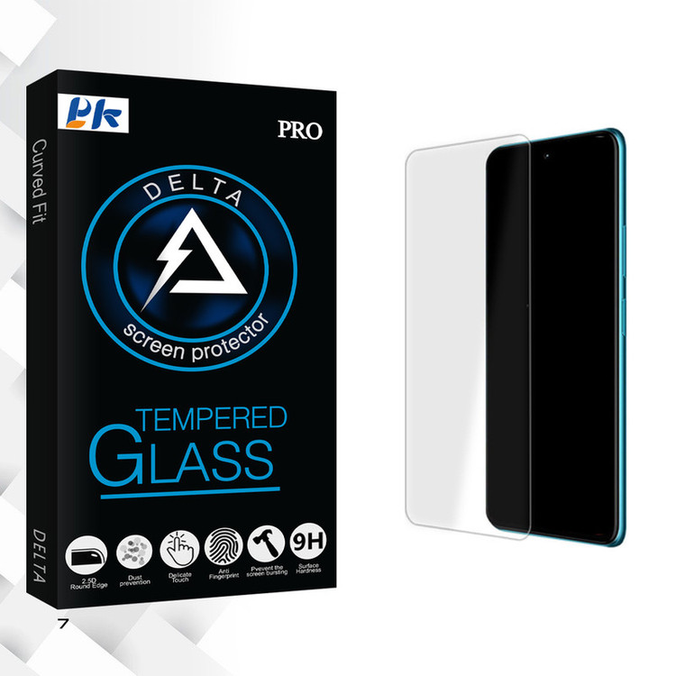 محافظ صفحه نمایش شیشه ای پی کی مدل Delta Glass مناسب برای گوشی موبایل ریلمی 7